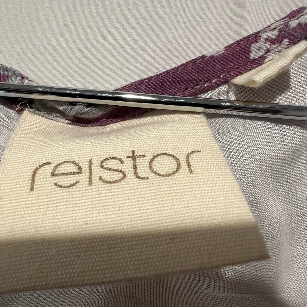 Reistor Bemberg Cupro Floral Prairie Maxi Dress Tie Waist Lined Large - Picture 3 of 9